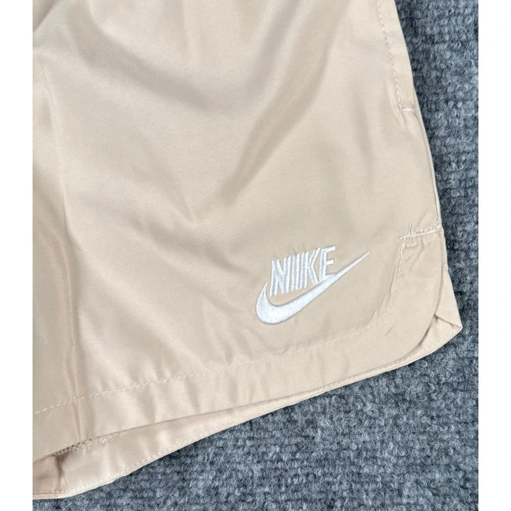 Nike Boys 4T Khaki Tan Woven Athletic Shorts Futura Logo NWT